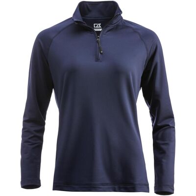 Cutter & Buck, Damen, Pullover, Coos Bay Half Zip Ladies, Blau, (M) Cutter & Buck, Damen, Pullover, Coos Bay Half Zip Ladies, Blau, (M)