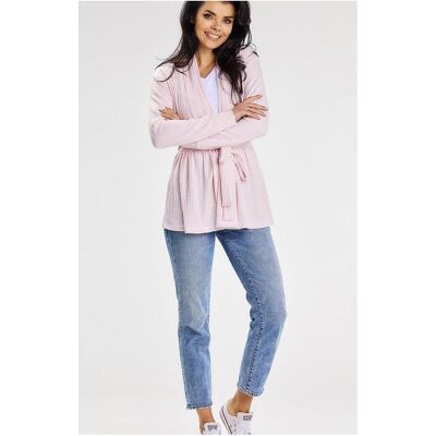 Awama, Damen, Pullover, Cardigan model, Rosa, (L, XL) Awama, Damen, Pullover, Cardigan model, Rosa, (L, XL)