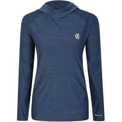 Dare2b, Damen, Pullover, Felpa Leggera a Maniche Corte, Blau, (36, 38) Dare2b, Damen, Pullover, Felpa Leggera a Maniche Corte, Blau, (36, 38)