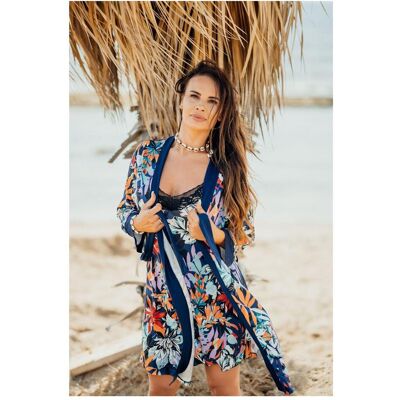 Eldar, Damen, Pyjamas, Schlafrock model, Blau, (L, XL) Eldar, Damen, Pyjamas, Schlafrock model, Blau, (L, XL)