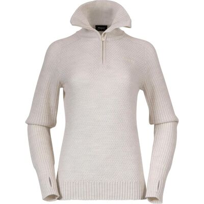 Bergans Ulriken Merino Pullover - Hoher Kragen, Weiß - Pullover Bergans Ulriken Merino Pullover - Hoher Kragen, Weiß - Pullover