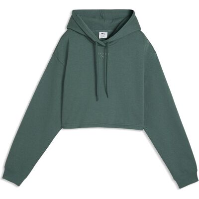 Puma Damen, Pullover, W X Hyrox Heavyweight Hoodie, Grün, (S) Puma Damen, Pullover, W X Hyrox Heavyweight Hoodie, Grün, (S)