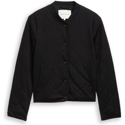 Tom Tailor, Damen, Pullover, Sweatjacke, Grau, Schwarz, (M) Tom Tailor, Damen, Pullover, Sweatjacke, Grau, Schwarz, (M)