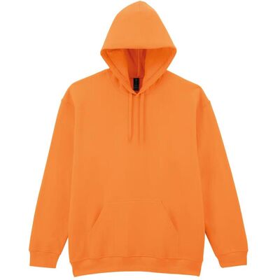 Gildan, Unisex, Pullover, Softstyle Midweight Sweat Adult Hoodie, Orange, (S) Gildan, Unisex, Pullover, Softstyle Midweight Sweat Adult Hoodie, Orange, (S)