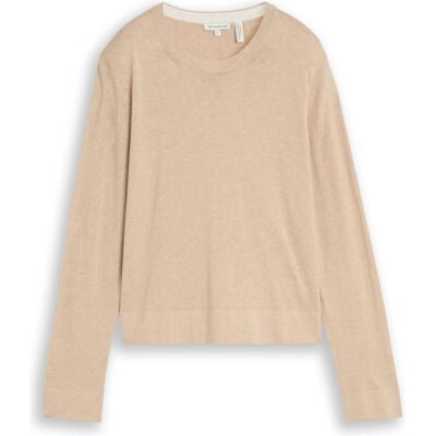 Tom Tailor, Damen, Pullover, 1052078, Beige, (S, XS) Tom Tailor, Damen, Pullover, 1052078, Beige, (S, XS)