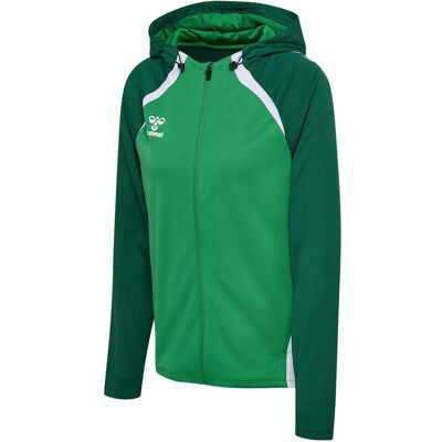 hummel, Damen, Pullover, hmlLEAD 2.0 ZIP HOODIE WOMAN, Grün, (S) hummel, Damen, Pullover, hmlLEAD 2.0 ZIP HOODIE WOMAN, Grün, (S)