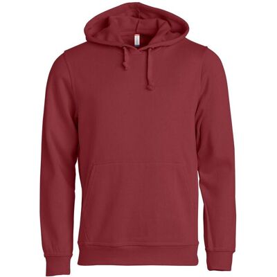 Clique Basic Burgunder Hoodie - Hoodie Clique Basic Burgunder Hoodie - Hoodie