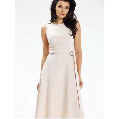 Awama, Damen, Kleider, Alltagskleid model, Beige, (XL) Awama, Damen, Kleider, Alltagskleid model, Beige, (XL)