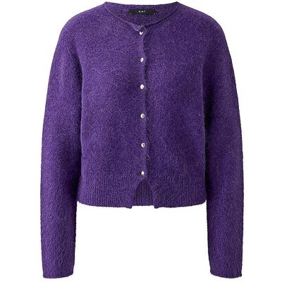 Oui, Damen, Pullover, Strickjacke, Violett, (38) Oui, Damen, Pullover, Strickjacke, Violett, (38)