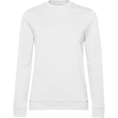 B&C, Damen, Pullover, Damen Sweatshirt aus French Terry, Mehrfarbig, Weiss, Grau, (XL) B&C, Damen, Pullover, Damen Sweatshirt aus French Terry, Mehrfarbig, Weiss, Grau, (XL)