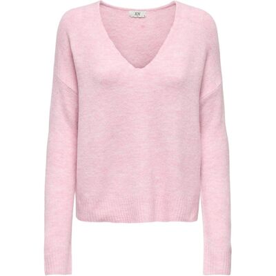 JdY, Damen, Pullover, Jdyelanora L/S V-Neck Pullo. Knt Noos, Violett, (XS) JdY, Damen, Pullover, Jdyelanora L/S V-Neck Pullo. Knt Noos, Violett, (XS)