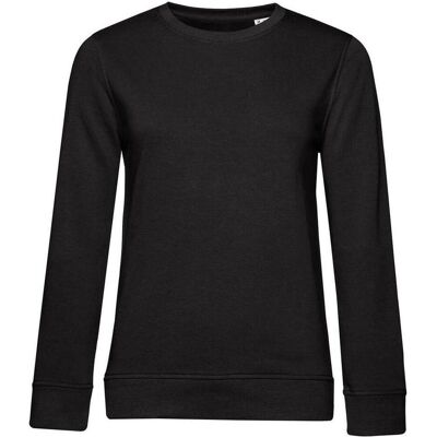 B&C, Damen, Pullover, Organic French Terry, Schwarz, (L) B&C, Damen, Pullover, Organic French Terry, Schwarz, (L)