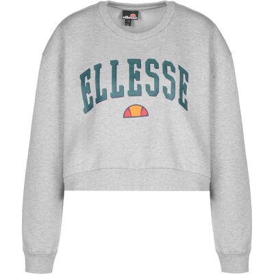 Ellesse Nester Cropped Sweatshirt - Grau Baumwolle - Größe 6 UK Ellesse Nester Cropped Sweatshirt - Grau Baumwolle - Größe 6 UK