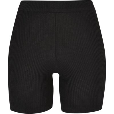 Urban Classics, Damen, Shorts, Ladies Rib Knit Shorts - 68051, Schwarz, (4XL) Urban Classics, Damen, Shorts, Ladies Rib Knit Shorts - 68051, Schwarz, (4XL)