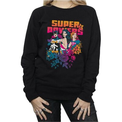 Dc Comics, Damen, Pullover, Super Powers Neon Floral Sweatshirt, Schwarz, (XXL) Dc Comics, Damen, Pullover, Super Powers Neon Floral Sweatshirt, Schwarz, (XXL)