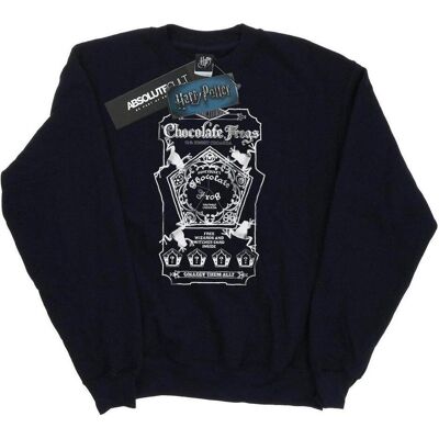 Harry Potter, Damen, Pullover, Chocolate Frogs Mono Label Sweatshirt, Schwarz, (XL) Harry Potter, Damen, Pullover, Chocolate Frogs Mono Label Sweatshirt, Schwarz, (XL)