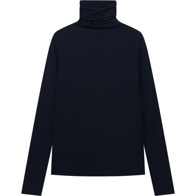 Jeanne Baret, Damen, Pullover, Reunion Turtle Neck, Blau, (XXS) Jeanne Baret, Damen, Pullover, Reunion Turtle Neck, Blau, (XXS)