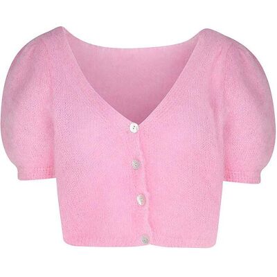 Americandreams, Damen, Pullover, Cardigan HARPER, Blau, Rosa, (S) Americandreams, Damen, Pullover, Cardigan HARPER, Blau, Rosa, (S)