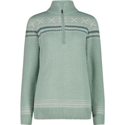 CMP Campagnolo, Damen, Pullover, Knitted, Grün, (XXS) CMP Campagnolo, Damen, Pullover, Knitted, Grün, (XXS)