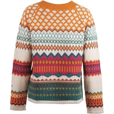 Skhoop, Damen, Pullover, Ofelia, Beige, Mehrfarbig, (XS) Skhoop, Damen, Pullover, Ofelia, Beige, Mehrfarbig, (XS)
