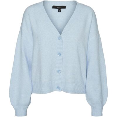 Vero Moda, Damen, Pullover, Geknöpfte Strickjacke, Blau, (XS) Vero Moda, Damen, Pullover, Geknöpfte Strickjacke, Blau, (XS)
