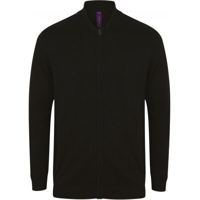 Henbury, Unisex, Pullover, Strickjacke mit Reissverschluss, Schwarz, (XXS) Henbury, Unisex, Pullover, Strickjacke mit Reissverschluss, Schwarz, (XXS)