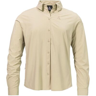 Schöffel, Damen, Blusen, Blouse Style Dunajec WMN, Beige, (44, XXL) Schöffel, Damen, Blusen, Blouse Style Dunajec WMN, Beige, (44, XXL)