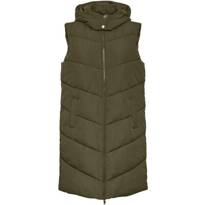 Pieces, Damen, Westen, PCJAMILLA Steppweste, Grün, (L) Pieces, Damen, Westen, PCJAMILLA Steppweste, Grün, (L)