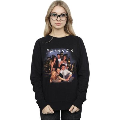 Friends, Damen, Pullover, Homage Group Photo Sweatshirt, Schwarz, (M) Friends, Damen, Pullover, Homage Group Photo Sweatshirt, Schwarz, (M)