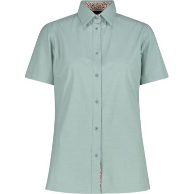 CMP Campagnolo, Damen, Hemden, Women's Shirt Stretch Cotton, Grau, Türkis, Grün, (36, XS) CMP Campagnolo, Damen, Hemden, Women's Shirt Stretch Cotton, Grau, Türkis, Grün, (36, XS)