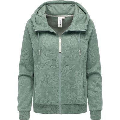 Ragwear, Damen, Pullover, Fllawia Print, Grün, (S) Ragwear, Damen, Pullover, Fllawia Print, Grün, (S)