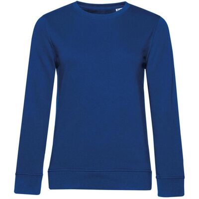 B&C, Damen, Pullover, Organic French Terry, Blau, (L) B&C, Damen, Pullover, Organic French Terry, Blau, (L)