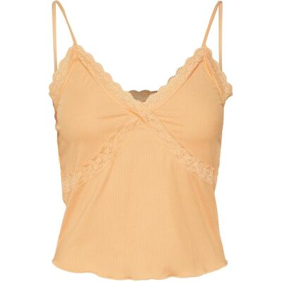 Vero Moda, Damen, Blusen, Vmditte Singlet Crop Top Jrs Noos, Orange, (XS) Vero Moda, Damen, Blusen, Vmditte Singlet Crop Top Jrs Noos, Orange, (XS)