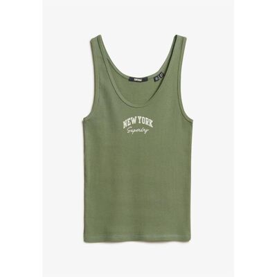 Superdry, Damen, Shirts, Athletic Essentials Tanktop mit Grafik, Grün, (XS) Superdry, Damen, Shirts, Athletic Essentials Tanktop mit Grafik, Grün, (XS)