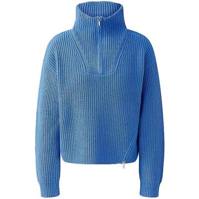 Oui, Damen, Pullover, Troyer, Blau, (44) Oui, Damen, Pullover, Troyer, Blau, (44)