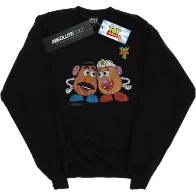 Disney Damen, Pullover, Toy Story 4 Mr And Mrs Potato Head Sweatshirt, Schwarz, (L) Disney Damen, Pullover, Toy Story 4 Mr And Mrs Potato Head Sweatshirt, Schwarz, (L)