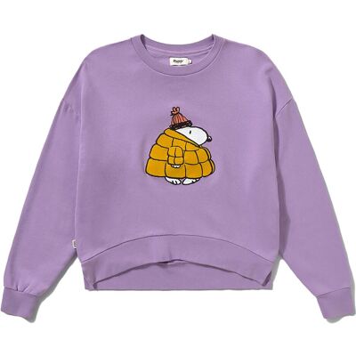 Brava Fabrics, Damen, Pullover, Peanuts Snow, Violett, (XS) Brava Fabrics, Damen, Pullover, Peanuts Snow, Violett, (XS)