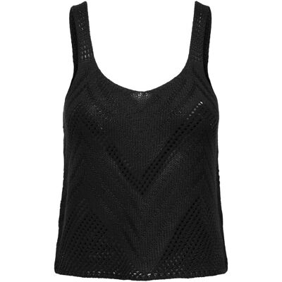 JdY, Damen, Blusen, Strukturierter Strickoberteil, Schwarz, (XS) JdY, Damen, Blusen, Strukturierter Strickoberteil, Schwarz, (XS)
