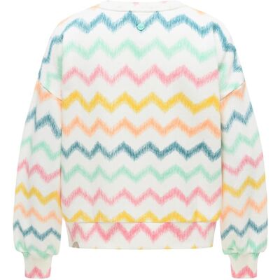 Ragwear, Damen, Pullover, Wuss Print, Mehrfarbig, (S) Ragwear, Damen, Pullover, Wuss Print, Mehrfarbig, (S)