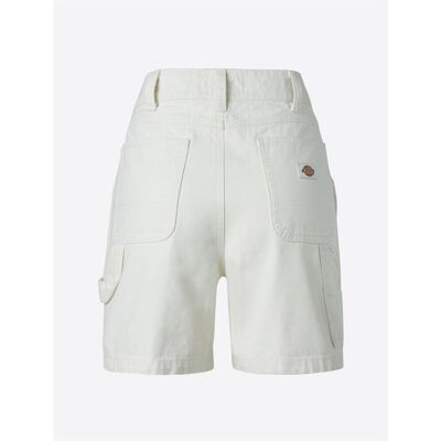 Dickies Damen Weiße Canvas-Shorts - Shorts Dickies Damen Weiße Canvas-Shorts - Shorts