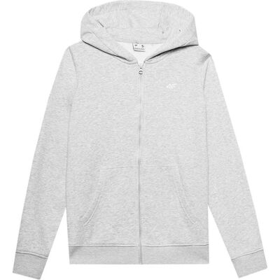 4F, Damen, Pullover, Damen Sweatshirt F0956 cool hellgrau melange 4FWSS24TSWSF0956 27M S, Grau, (S) 4F, Damen, Pullover, Damen Sweatshirt F0956 cool hellgrau melange 4FWSS24TSWSF0956 27M S, Grau, (S)