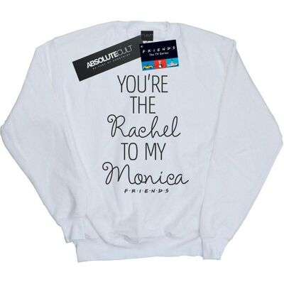 Friends, Damen, Pullover, You're The Rachel To My Monica Sweatshirt, Weiss, (M) Friends, Damen, Pullover, You're The Rachel To My Monica Sweatshirt, Weiss, (M)