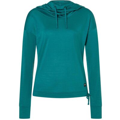 Super Natural, Damen, Pullover, W Funnel Hoodie, Blau, (XL) Super Natural, Damen, Pullover, W Funnel Hoodie, Blau, (XL)