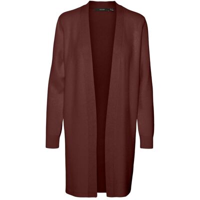 Vero Moda, Damen, Pullover, Vmnancy Ls Open Cardigan Boo, Rot, Braun, (XS) Vero Moda, Damen, Pullover, Vmnancy Ls Open Cardigan Boo, Rot, Braun, (XS)