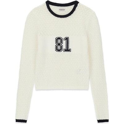 Guess Damen, Pullover, Ppointelle, Beige, (S) Guess Damen, Pullover, Ppointelle, Beige, (S)
