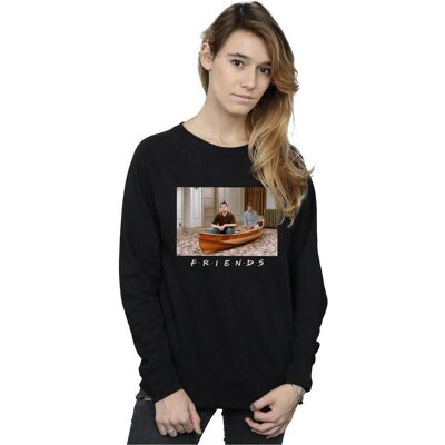 Friends, Damen, Pullover, Joey And Chandler Boat Sweatshirt, Schwarz, (M) Friends, Damen, Pullover, Joey And Chandler Boat Sweatshirt, Schwarz, (M)