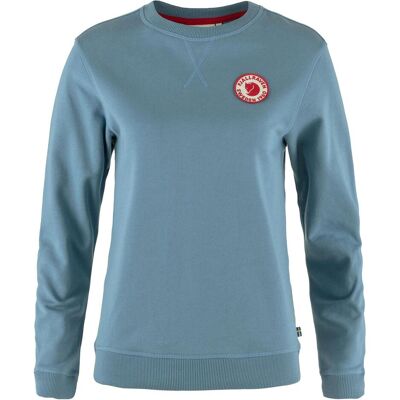 Fjällräven, Damen, Pullover, 1960 Logo Badge Sweater W, Blau, (XXS) Fjällräven, Damen, Pullover, 1960 Logo Badge Sweater W, Blau, (XXS)