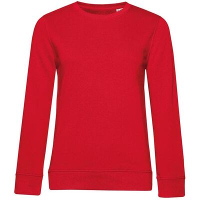 B&C, Damen, Pullover, Organic French Terry, Rot, (XXL) B&C, Damen, Pullover, Organic French Terry, Rot, (XXL)