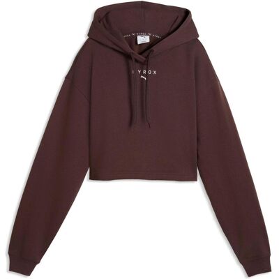 Puma Damen, Pullover, W x Hyrox Heavyweight Hoodie, Braun, (XL) Puma Damen, Pullover, W x Hyrox Heavyweight Hoodie, Braun, (XL)