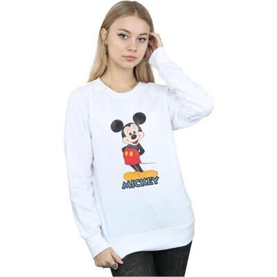 Disney Damen, Pullover, Mickey Mouse Retro Pose Sweatshirt, Mehrfarbig, (L) Disney Damen, Pullover, Mickey Mouse Retro Pose Sweatshirt, Mehrfarbig, (L)